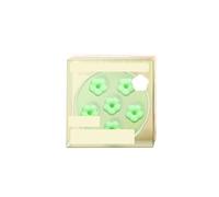 Tapones Oidos Esponja de poliuretano insonorizada for dormir, silenciosa, antirruido, rebote lento(Green)