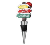 Tapones para botellas de vino de Navidad, tapones clásicos de Navidad, tapones para botellas de vino, tapones de sellado, para botellas de vidrio