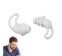 Tapones para los oídos, 1 par de accesorios de sueño reutilizables | Tapones para los oídos de silicona para conciertos y ruidos - para viajes a la oficina del campus de ocio y eventos