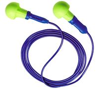 Tapones para los oídos 3M Push-Fit 3M318-1005 antirruido, con cable, bolsa de plástico, 1 unidad