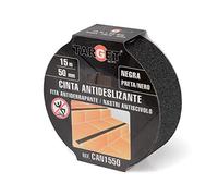 Target Darts Cinta antideslizante adhesiva CAN1550 15 m x 50 mm Negra para suelo y escaleras