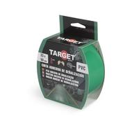 TARGET - Cinta de Señalización Adhesiva | Para Marcaje de Suelos y Objetos, Advertecia de Seguridad (VERDE, 33 M x 50 mm)