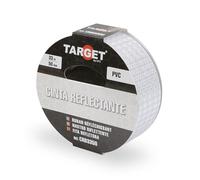Target Darts Cinta reflectante adhesiva CRB3350 33 m x 50 mm Alta visibilidad Blanca