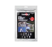 TARGET - Parche de Composite Reforzado, Extrafuerte | Reparaciones de Grietas y Agujeros en Fibra de Vidrio, Metal, Plásticos, Vidrio, Polietileno y Polipropileno... (230 X 152 mm)