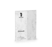 Tarjeta a6 doble coloretti 5 unidades marmol gris