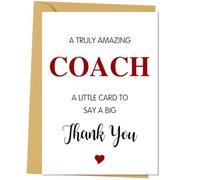 Tarjeta de agradecimiento entrenador, regalos de agradecimiento para hombres y mujeres, baloncesto, fútbol, gimnasio, correr, entrenador, jubilación, regalo de cumpleaños, regalo para el día del