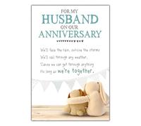 Tarjeta de aniversario para marido, tarjeta de aniversario de palabras agradables, tarjeta de aniversario para marido, aniversario de marido, tarjeta de felicitación, tarjeta de aniversario, tarjetas