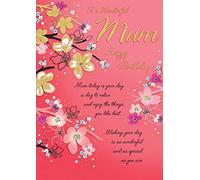 Tarjeta de cumpleaños para mamá - 10 x 7 pulgadas - Piccadilly Greetings