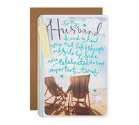 Tarjeta de cumpleaños para marido Hallmark 25448330 con mensaje "I Love You", tamaño mediano