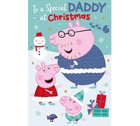 Tarjeta de Navidad oficial de Peppa Pig Daddy