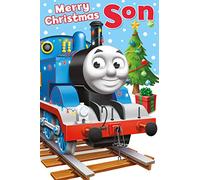 Tarjeta de Navidad oficial de Thomas & Friends Son.