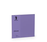 Tarjeta doble 157x157 coloretti 5 unidades lila