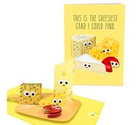 Tarjeta Pop Up Queso - Cheesiest Card - Tarjeta 3D Divertida Para Hombre Mujer - Para Cumpleaños Aniversario San Valentin Día De La Madre Día Del Padre - Viene Con Pegatinas - Por Central 23
