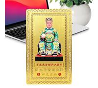 Tarjeta Tai Sui Metálica 2027 Amuleto Tradicional Chino De La Suerte