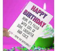 Tarjetas de cumpleaños divertidas con texto en inglés "Happy Birthday Funny Cards", tarjeta de felicitación, tarjeta de felicitación de amigos, tarjeta de cumpleaños ofensiva, amigo, cumpleaños PC234