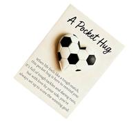 Tarjetas De Felicitación - Diseño Colgante Portátil En Forma De Fútbol, Mini Tarjeta De Inspiración Compacta para Notas Rápidas, Recuerdo De Mensaje Ligero Motivación Diaria, Cartera De Viaje, Rangem