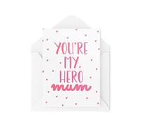 Tarjetas del día de la madre | For Her Parent Love Mummy Banter Mama Mam | Eres mi héroe mamá | Lindos padres de cumpleaños hijo hija padres | CBH885
