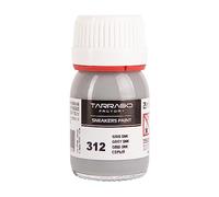 Tarrago Pintura para zapatos gris SNK, bote de 25 ml, con pincel y esponja, para piel lisa, piel sintética o lona