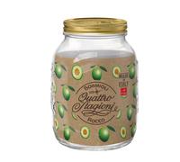 Tarro Conserva Bormioli Rocco Quattro Stagioni 317,5 Cl - Organizadores de Cocina Gold 15x15x23cm - 3l
