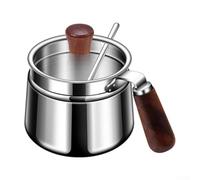 Tarro de acero inoxidable fabricado con acero de grado 316 con tapa de madera para uso doméstico o comercial