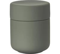 Tarro de almacenaje con tapa UME 10 cm, verde oliva, cerámica, Zone Denmark