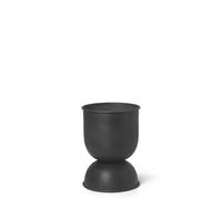 Ferm Living Maceta Hourglass extra small Ø21 cm negro-gris oscuro