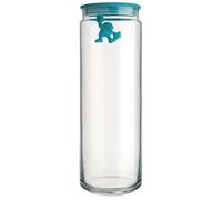 Tarro de cocina GIANNI 2 l, tapa azul, vidrio, Alessi