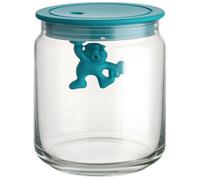 Tarro de cocina GIANNI, 750 ml, tapa azul, vidrio, Alessi