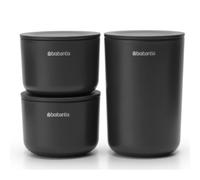 Tarro de cocina, juego de 3 piezas, gris, Brabantia
