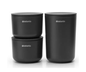 Tarro de cocina, juego de 3 piezas, gris, Brabantia