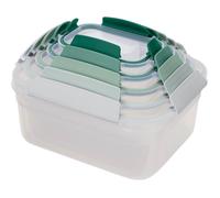 Tarro de cocina NEST 81127, juego de 5 piezas, verde, plástico, Joseph Joseph