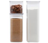 Tarro de cocina PKV-067, juego de 3 piezas, vidrio, Pebbly