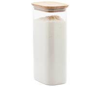 Tarro de cocina PKV-069 1,8 l, vidrio / bambú, Pebbly