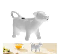 Tarro de crema para crema con forma de dibujos animados resistente al calor, recipiente para para leche, salsas, bote de crema blanca para restaurante o comedor