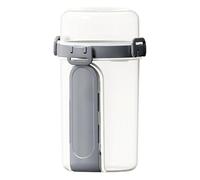 Tarro de ensalada - 200 ml más 610 ml a prueba de fugas, taza portátil de preparación de comidas con tenedor cuchara hermética organizadores de aperitivos | Embalaje de almuerzo de oficina, viajes de