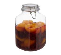 Tarro hermetico cristal frasco de vidrio recipiente multiusos 3 litros 24 cm