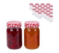 Tarros de conserva, para mermelada, jalea, con tapa twist-off, set 400 ml