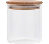 Tarros de vidrio con tapa de bambú, juego de 10 unidades, 600 ml, recipientes de vidrio herméticos para la cocina y la despensa, cajas de almacenamiento apilables con cierre hermético