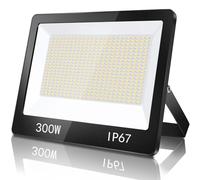 TASINUO Focos LED Exterior 300W 30000LM 6500K Luces LED Exterior 1 Piezas | 6500K Super Brillante Blanco Frío Luz LED Exterior, IP67 Impermeable Potente Lampara LED para Jardín, Terraza, Garaje, Taller