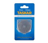 taskar Cuchillas Cúter rotativo (45 mm para OLFA etc - Pack de 5