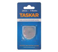 Taskar - Cuchillas rotatorias de 28 mm para Olfa, etc - 5 unidades