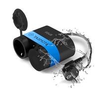 Tasmota NOUS A4T, toma de jardín, impermeable, 16 A, con consumo de energía, contador eléctrico, temporizador, compatible con Alexa, Google Home, MQTT, WiFi 2,4 GHz