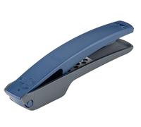Tasty Prensa de ajos de alta calidad, 3 piezas, prensado sin esfuerzo, fino y grueso, ajustable 17 x 3 x 4 cm, plástico y acero inoxidable, gris/azul