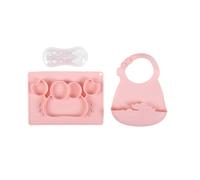 Tasty Set Infantil con Accesorios Prácticos y Diseño Colorido Pink crab