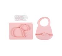 Tasty Set Infantil con Accesorios Prácticos y Diseño Colorido Pink whale