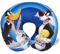 Tataway Almohada Suave para el Cuello de Looney Tunes para bebés y niñas, Bugs Bunny Daffy Duck Silvestro Titti, cómodos Dibujos Animados, Azul