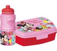 TATAWAY Set De Botella 380 Ml Y Lunchbox Rosa Para Niños Minnie DISNEY 74473