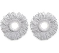 TATAY 1103900 - Twister, Recambio Mocho Fregona, 100% Microfibra, Blanco (Paquete de 2)