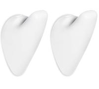 Tatay 6630201 - Olympia Colgador de baño, Plástico polipropileno, Blanco, 5.5 x 6.3 x 10.5 cm (Paquete de 2)