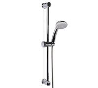 TATAY Kit Alcachofa Ducha Vanity con Barra y Manguera 1.5M, 8,5 cm de Diámetro, de ABS, 1 posición, Sistema de Ahorro de Agua y Antical, Fácil Limpieza, Cromado